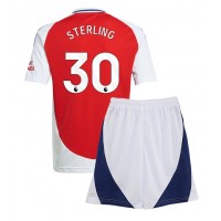 Arsenal Raheem Sterling #30 Hjemmebanesæt Børn 2024-25 Kortærmet (+ Korte bukser)